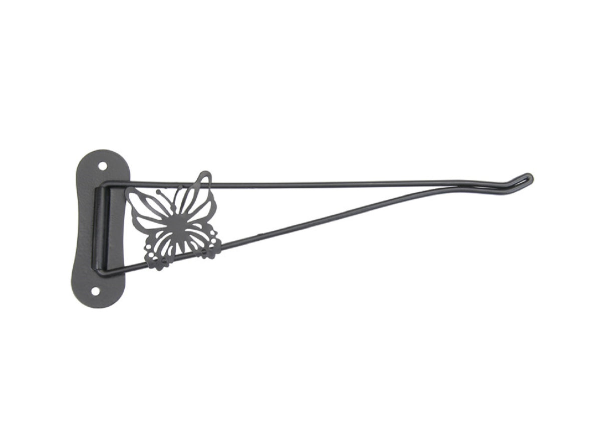 Panacea 85830 Butterfly Plant Hook, Black, Metal