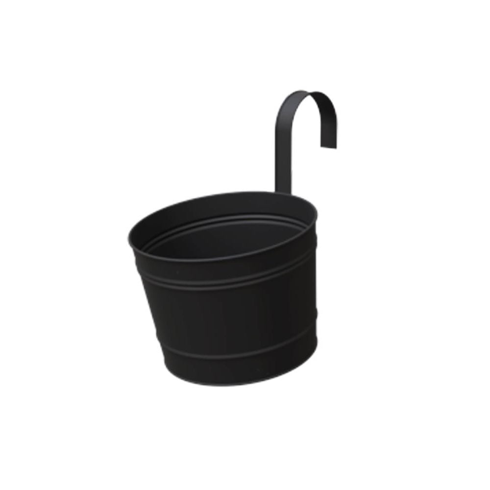 Panacea 81065 Over The Rail Planter, Black