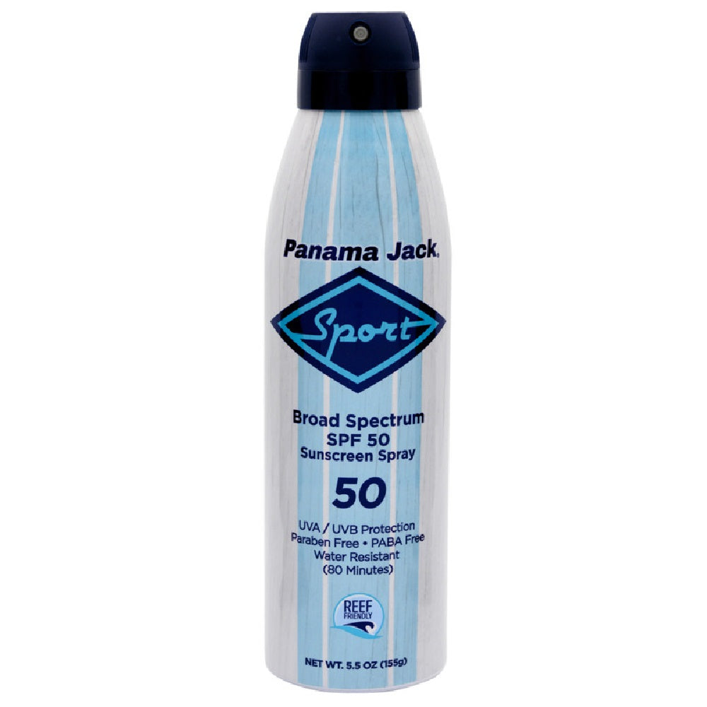 Panama Jack 4250 Sport Sunscreen Continuous Spray SPF 50, 5.5 Oz