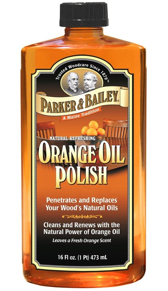 Parker & Bailey 510677 Wood Oil Polish, 16 Oz, Fresh Orange