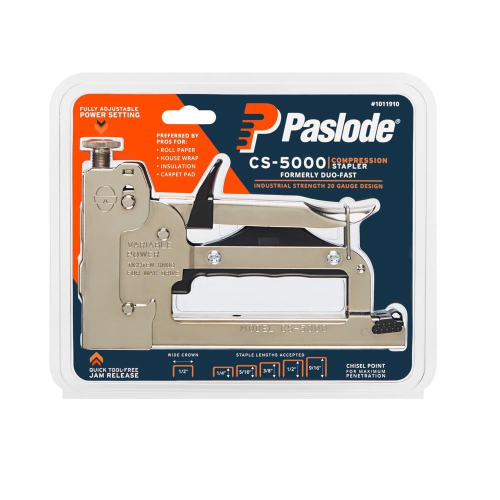 Paslode 1011910 Compression Stapler, Black/Silver