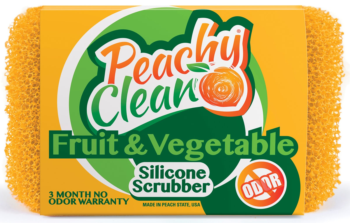 Peachy Clean 8353 Dish Fruit & Vegetable Scrubbers, Silicone