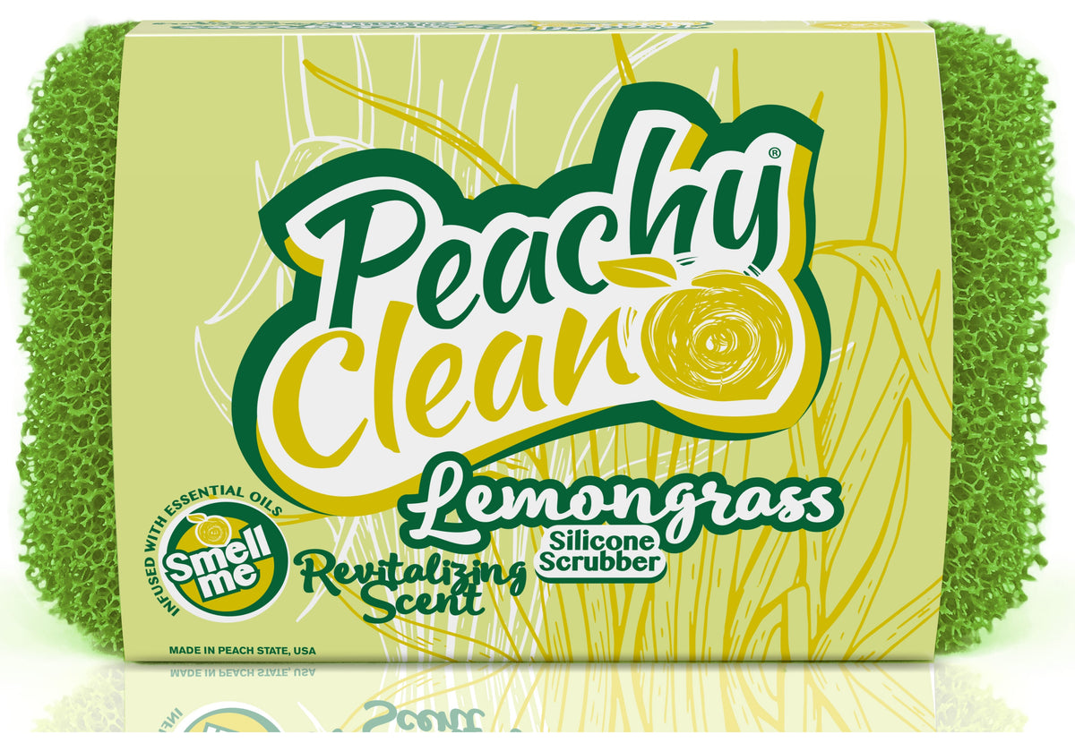 Peachy Clean 8371 Dish Scrubber, Lemongrass Scent