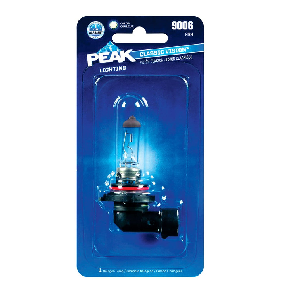 Peak 9006-BPP Automotive Classic Vision Halogen Lamp, 12.8 V
