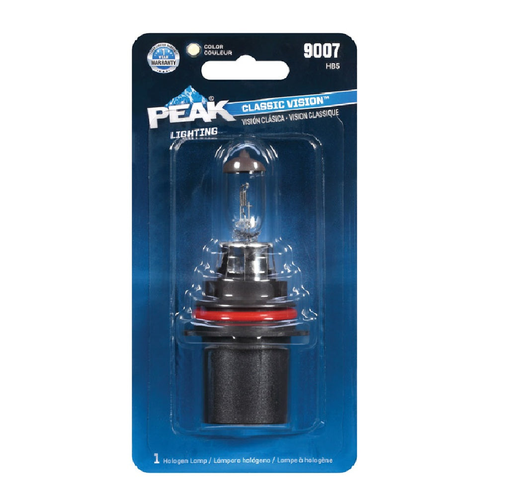 Peak 9007-BPP Automotive Classic Vision Halogen Lamp, 12.8 V