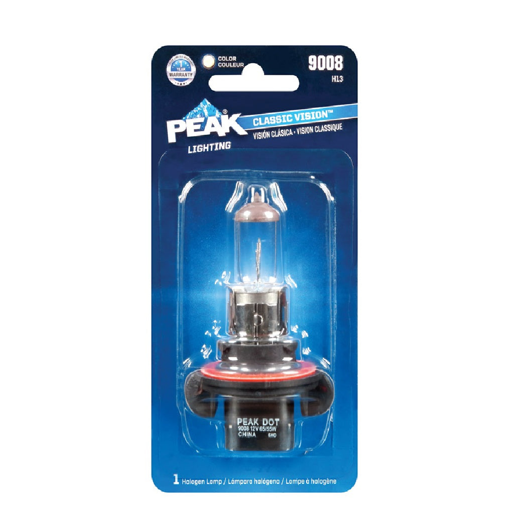 Peak 9008-BPP Automotive Classic Vision Halogen Lamp, 12.8 V