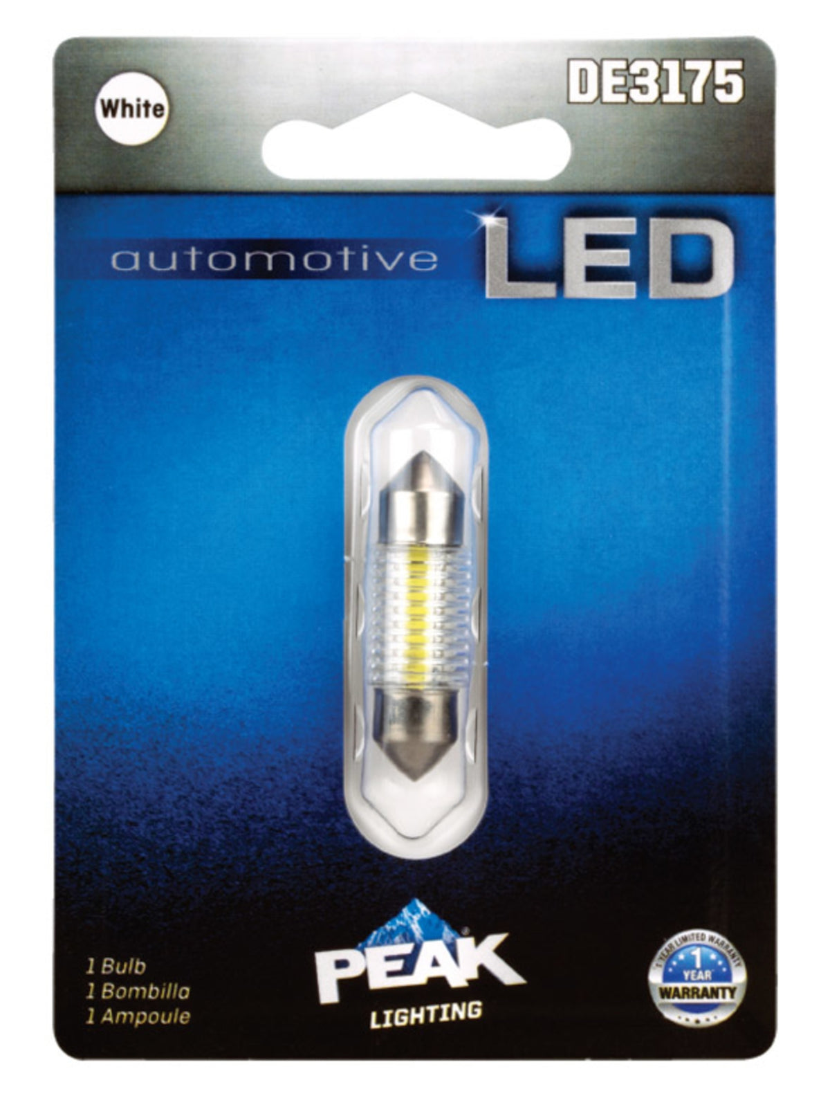 Peak DE3175LED-BPP LED Indicator Lamp, 13 Volt