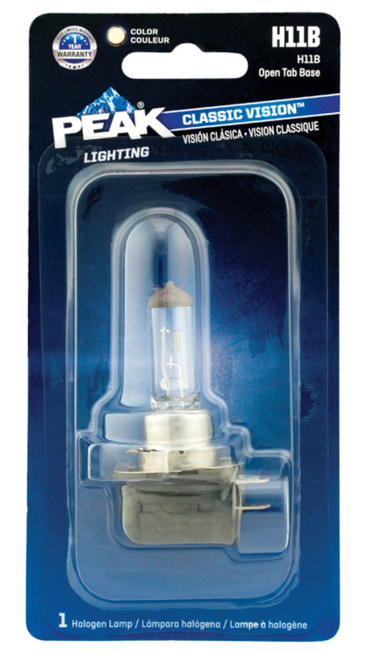 Peak H11B-BPP Classic Vision Halogen Automotive Bulb, 13.2 Volt