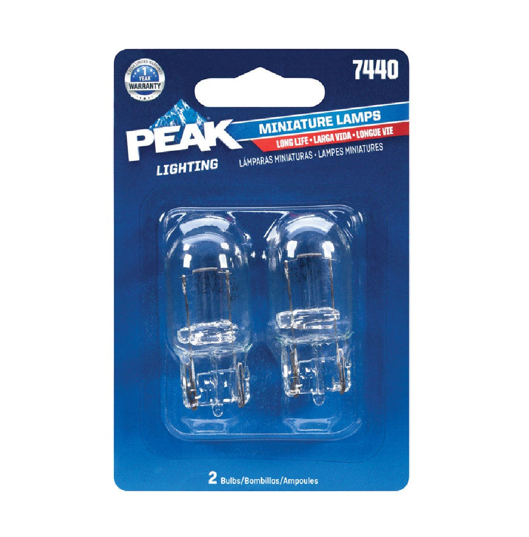 Peak 7440LL-BPP Automotive Miniature Lamp, 13.5 V