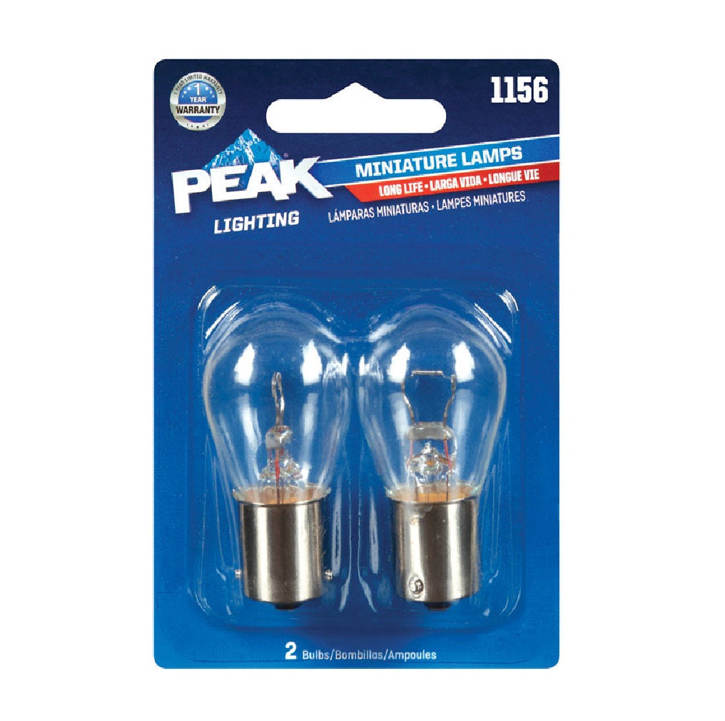 Peak 1156LL-BPP Automotive Miniature Lamp, 12.8 V