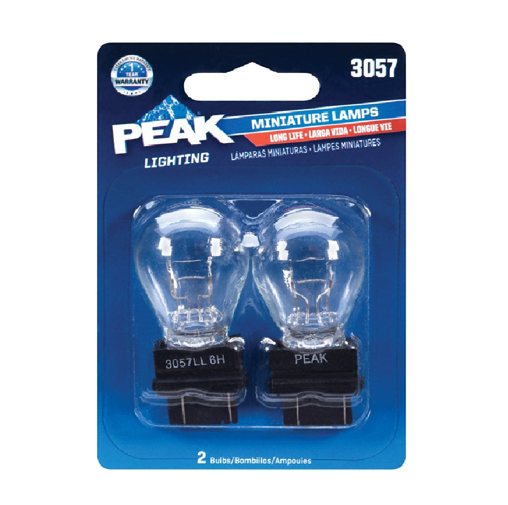 Peak 3057LL-BPP Automotive Miniature Lamp, 12.8 V