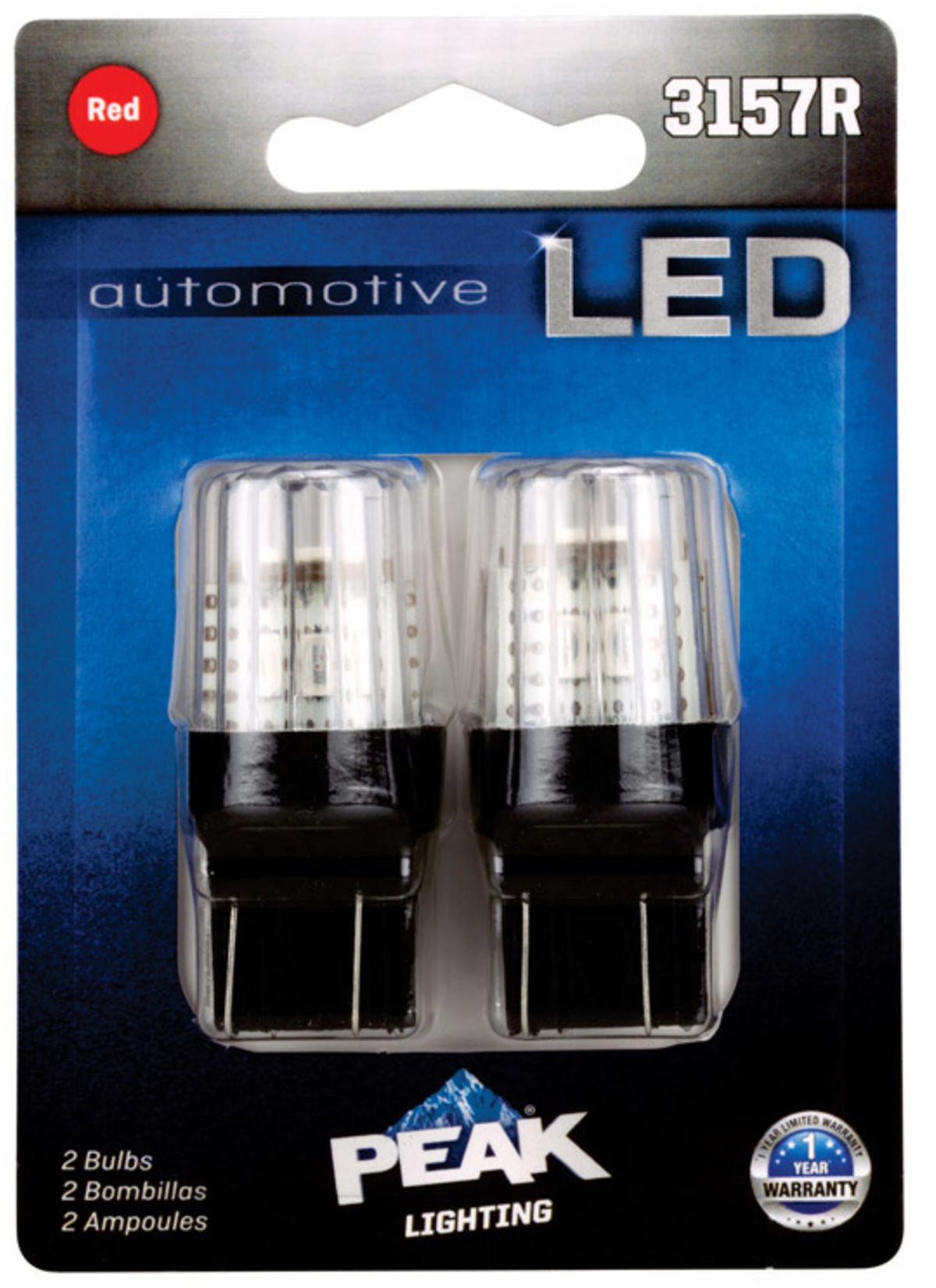 Peak 3157RLED-2BPP LED Indicator Lamps, 12.8 Volt