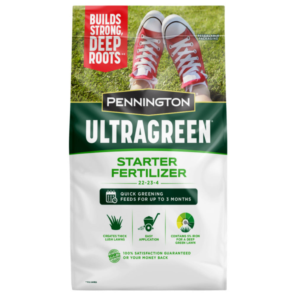 Pennington 100536574 Ultragreen Lawn Starter Fertilizer, 22-23-4, 14 lbs