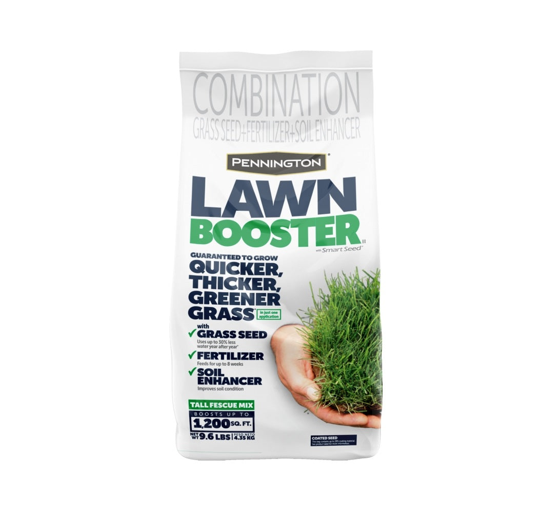 Pennington 100540514 Tall Fescue Lawn Booster With Smart Seed, 9.6 Lb