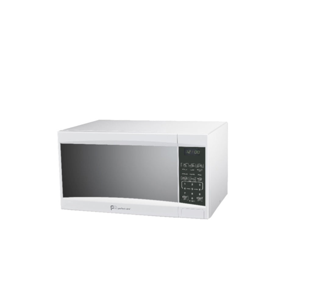 Perfect Aire 1PMW11 Microwave, Silver/White, 1.1 cu. ft.