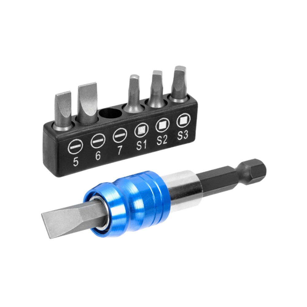 Performance Tool 20206 Quick Release Bit and Holder Set, 7 Piece