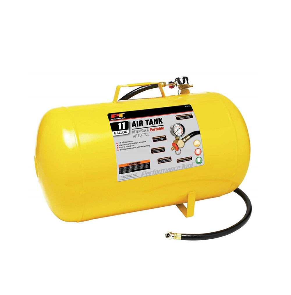 Performance Tool W10011 Air Tank, Yellow, 125 PSI