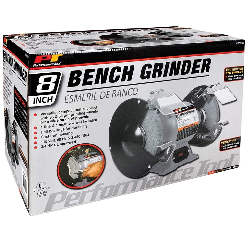 Performance Tool W50058 Bench Grinder, 8"