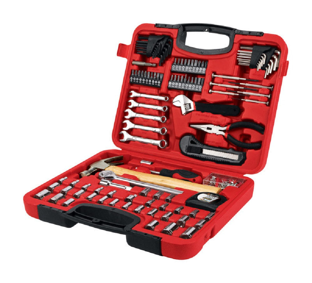 Performance Tool W1532 Home and Auto Tool Set, Red, Steel