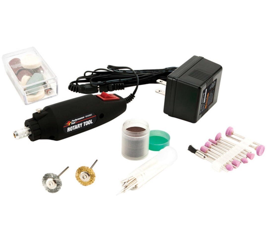 Performance Tool W50083 Rotary Tool Kit, 3.6 Volt