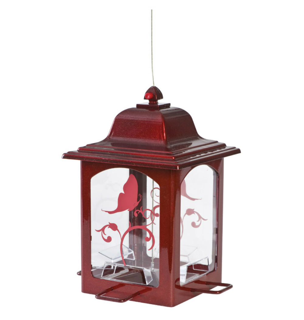 Perky-Pet 363R Sparkle Wild Bird Feeder, Red