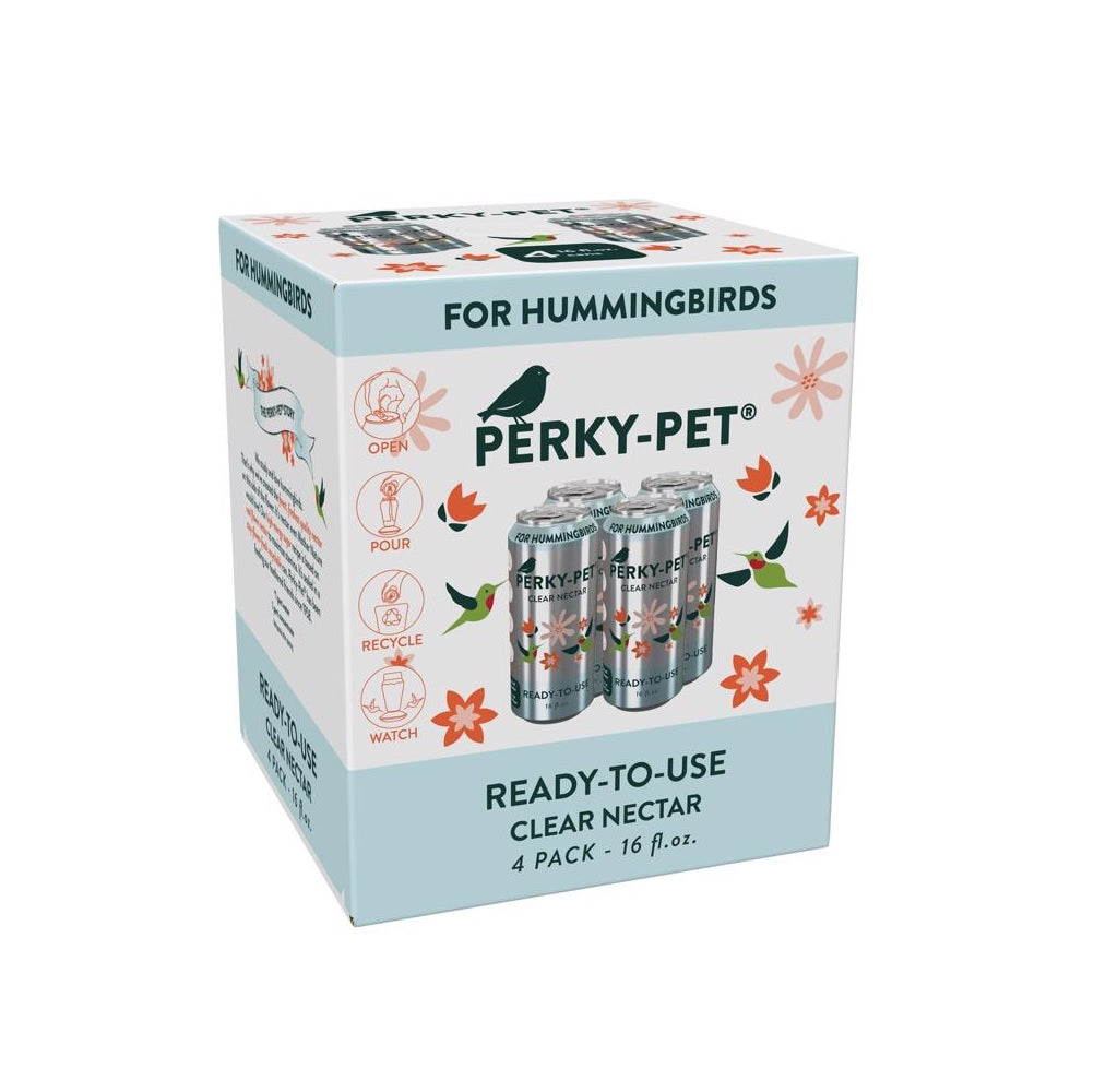 Perky-Pet 522 Hummingbird Sucrose Nectar, 4 pk