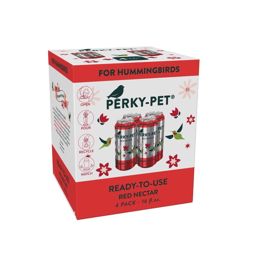 Perky-Pet 524 Hummingbird Sucrose Nectar, 4 pk