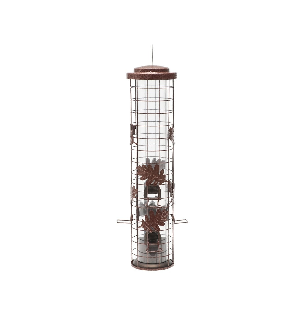 Perky-Pet SBG101 Squirrel-Be-Gone Cylinder Wild Bird Feeder, Metal