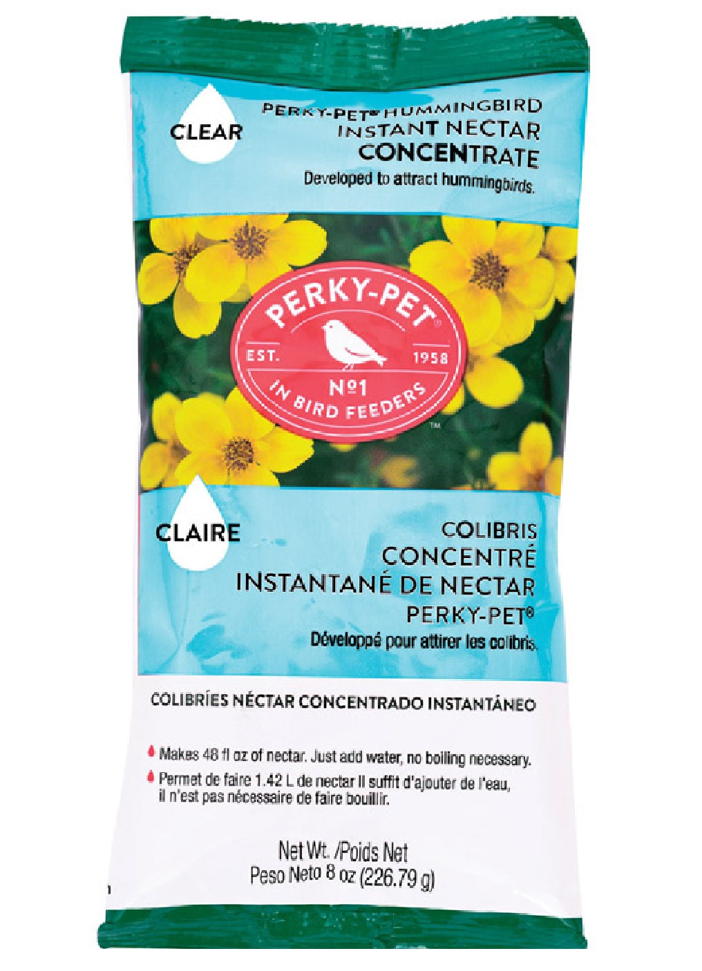 Perky-Pet 243SF Hummingbird Instant Nectar Concentrate, 8 Oz