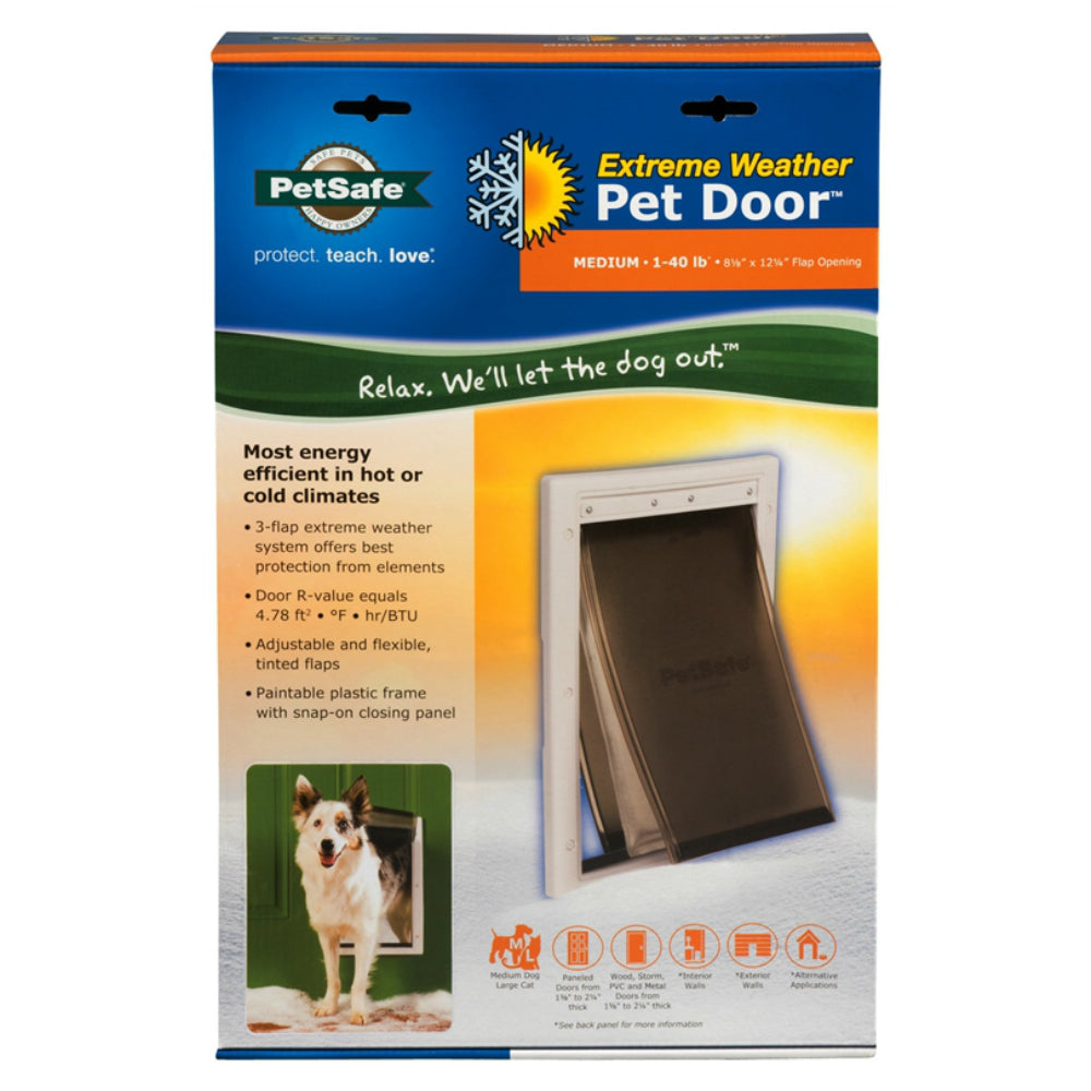 PetSafe PPA00-10985 Extreme Weather Pet Door, Medium