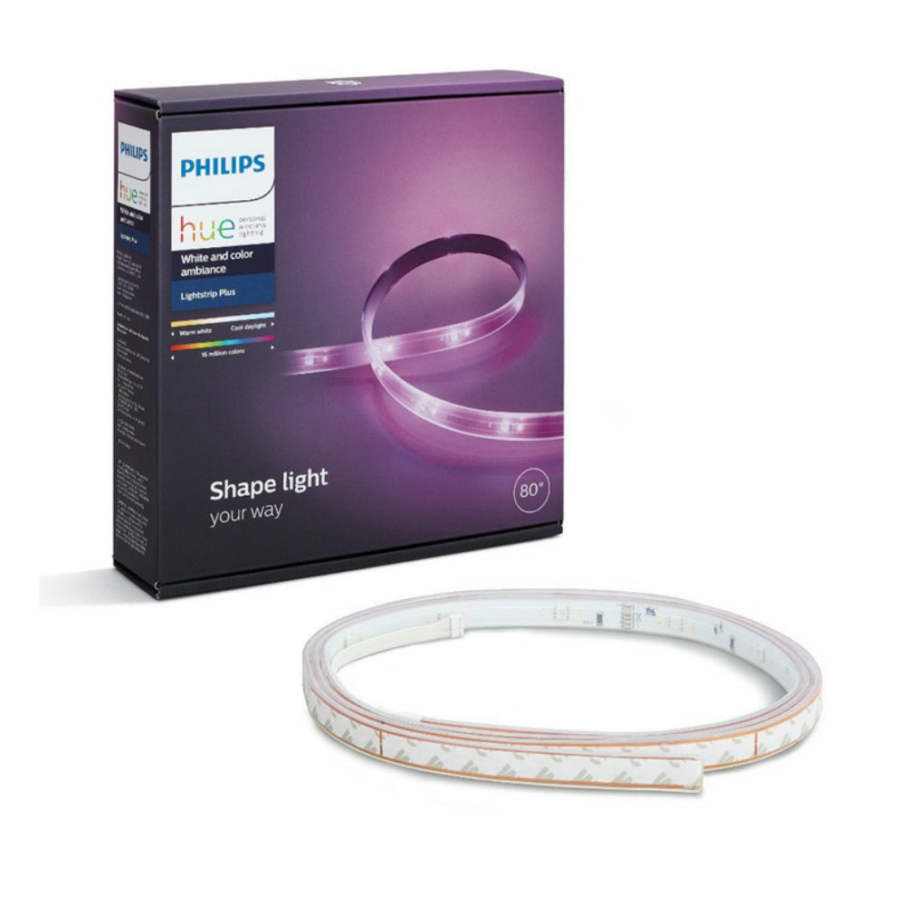 Philips 800276 Hue LED Smart Lightstrip Plus, 80", Clear