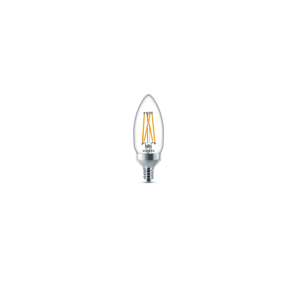 Philips 540773 Vintage E12 LED Bulb, Clear, 3.3 Watt