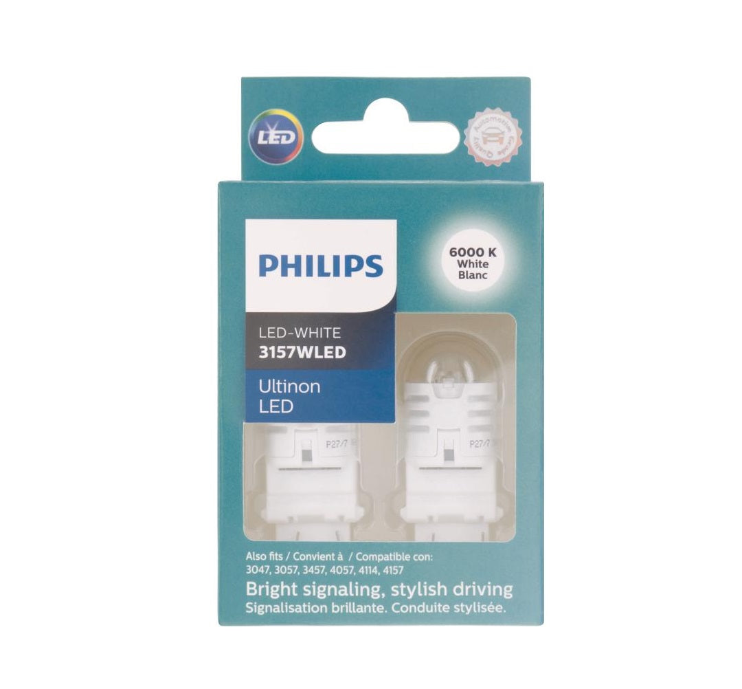 Philips 3157WLED Ultinon LED Miniature Automotive Bulb, White