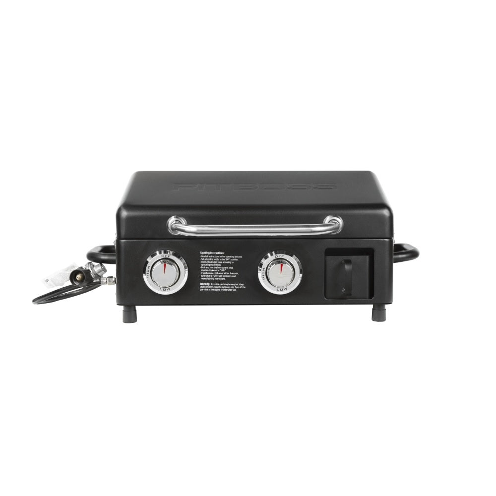 Pit Boss PB2BSPD Sportsman Portable 2-Burner Griddle, 18,000 BTU