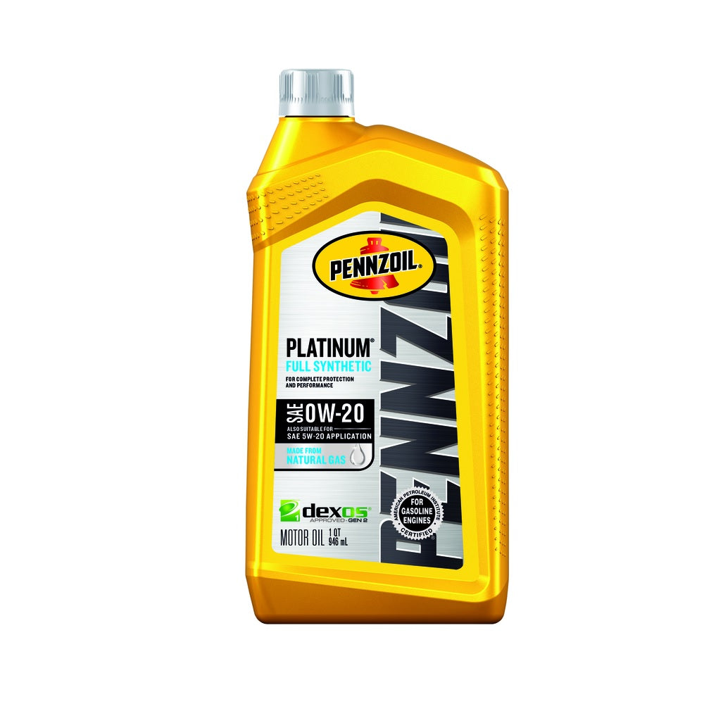 Pennzoil 550036541 Platinum Full Synthetic Motor Oil with Pure Plus Technology