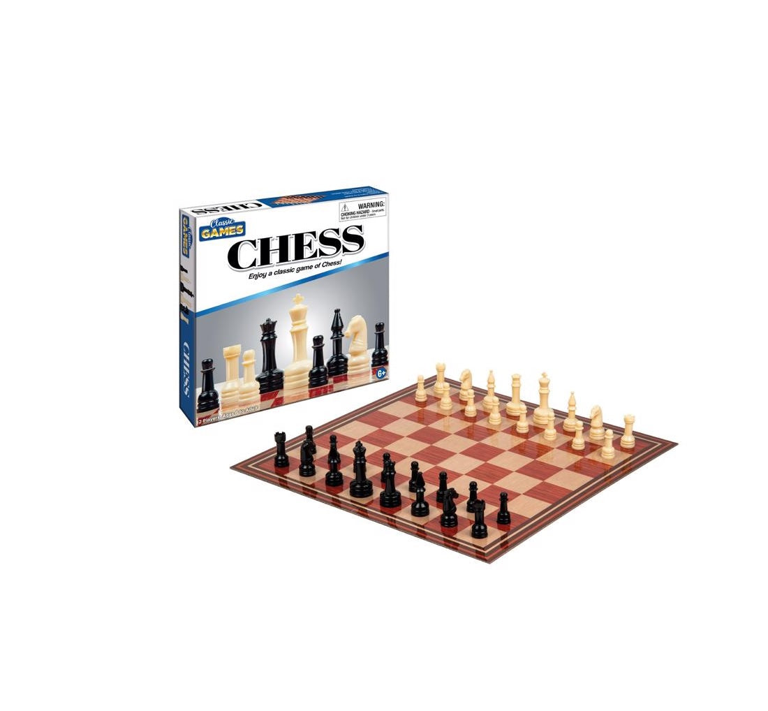 Playmaker Toys 11112 Classic Games Chess, Plastic