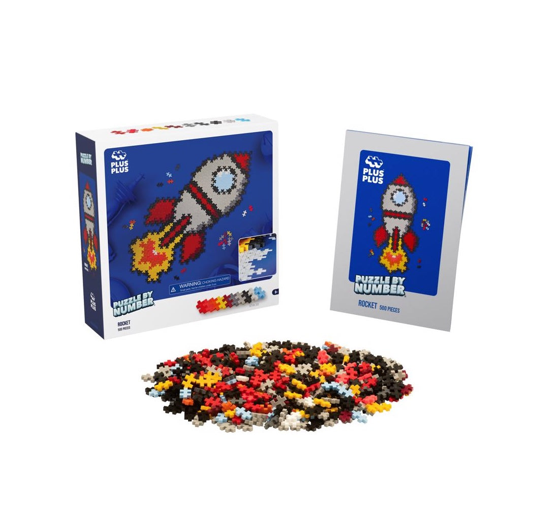 Plus-Plus 05129 Puzzle By Number Puzzle, Polyethylene