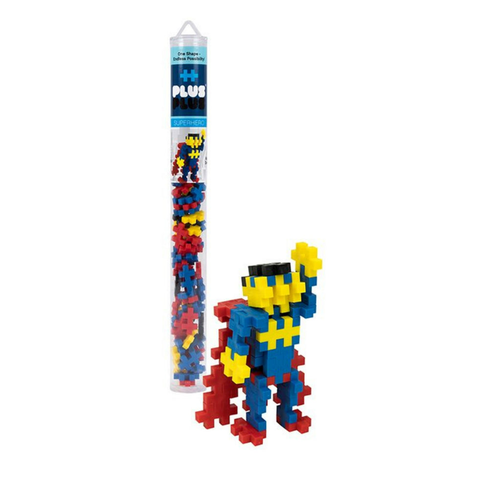 Plus-Plus 04127 Superhero Building Toy, Plastic, Multicolored