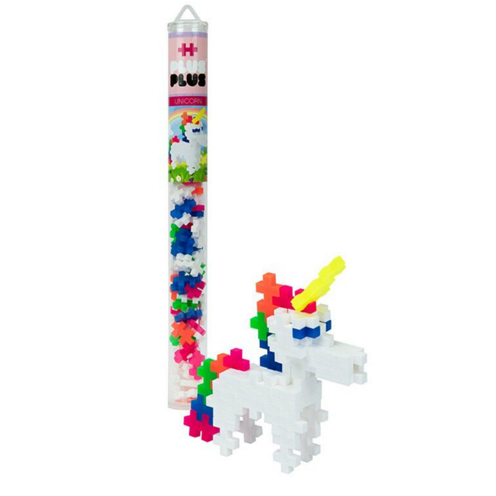Plus-Plus 04144 Unicorn Building Toy, Plastic, Multicolored