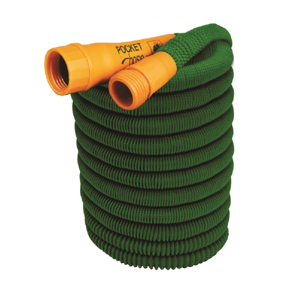 Pocket Hose 11456-12 Dura Rib Garden Hose, Green, 50 feet