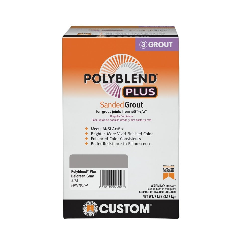 Polyblend Plus PBPG1657-4 Sanded Grout, 7 Lbs