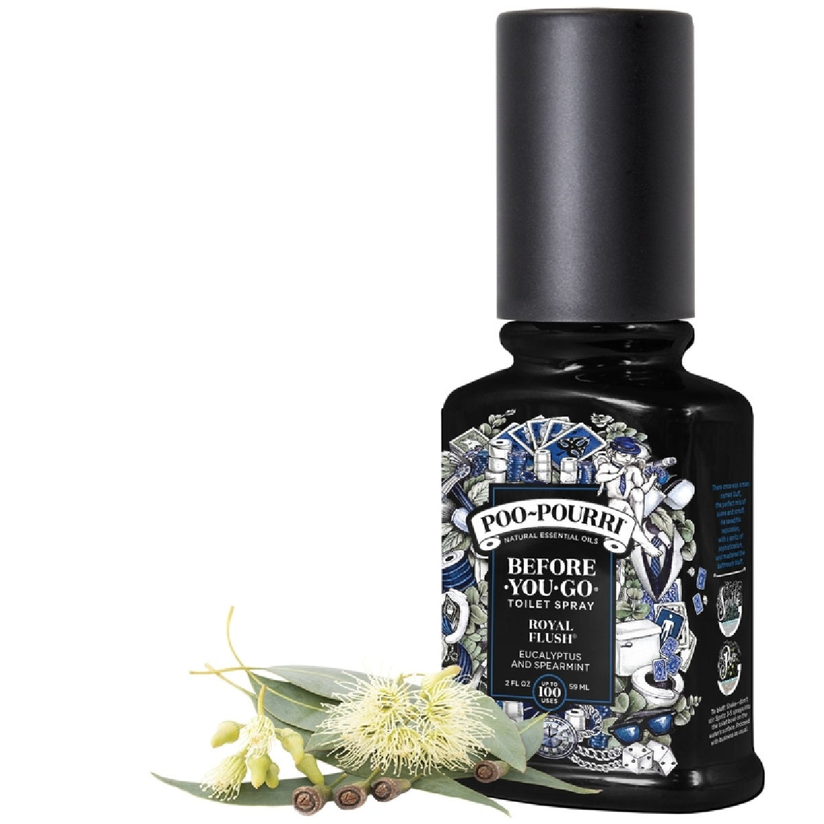 Poo-Pourri RF-002-CB Before You Go Toilet Spray, Royal Flush, 2 Oz