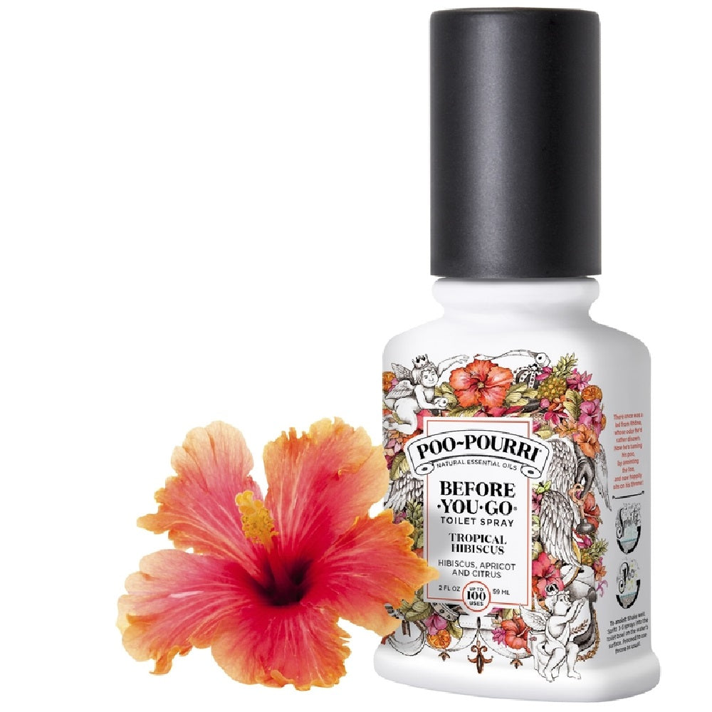 Poo-Pourri TH-002-CB Before You Go Toilet Spray, Tropical Hibiscus, 2 oz