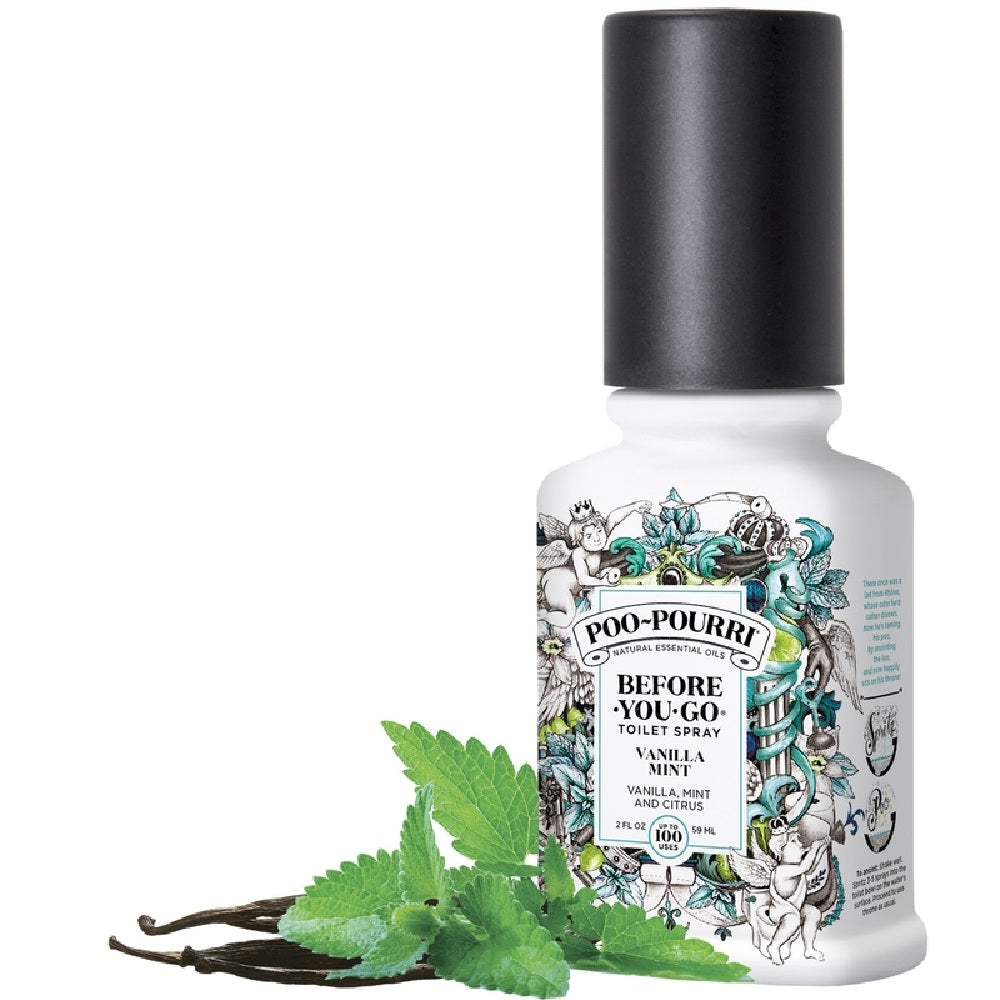 Poo-Pourri VM-002-CB Before You Go Toilet Spray, Vanilla Mint, 2 Oz