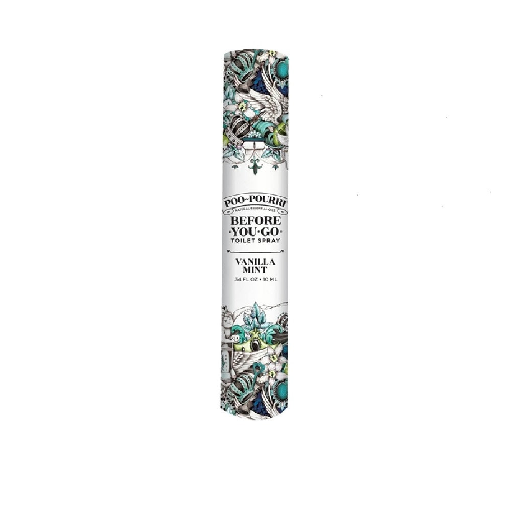 Poo-Pourri VM-10ML Before-You-Go Toilet Spray, Vanilla Mint Scent, 10 ml