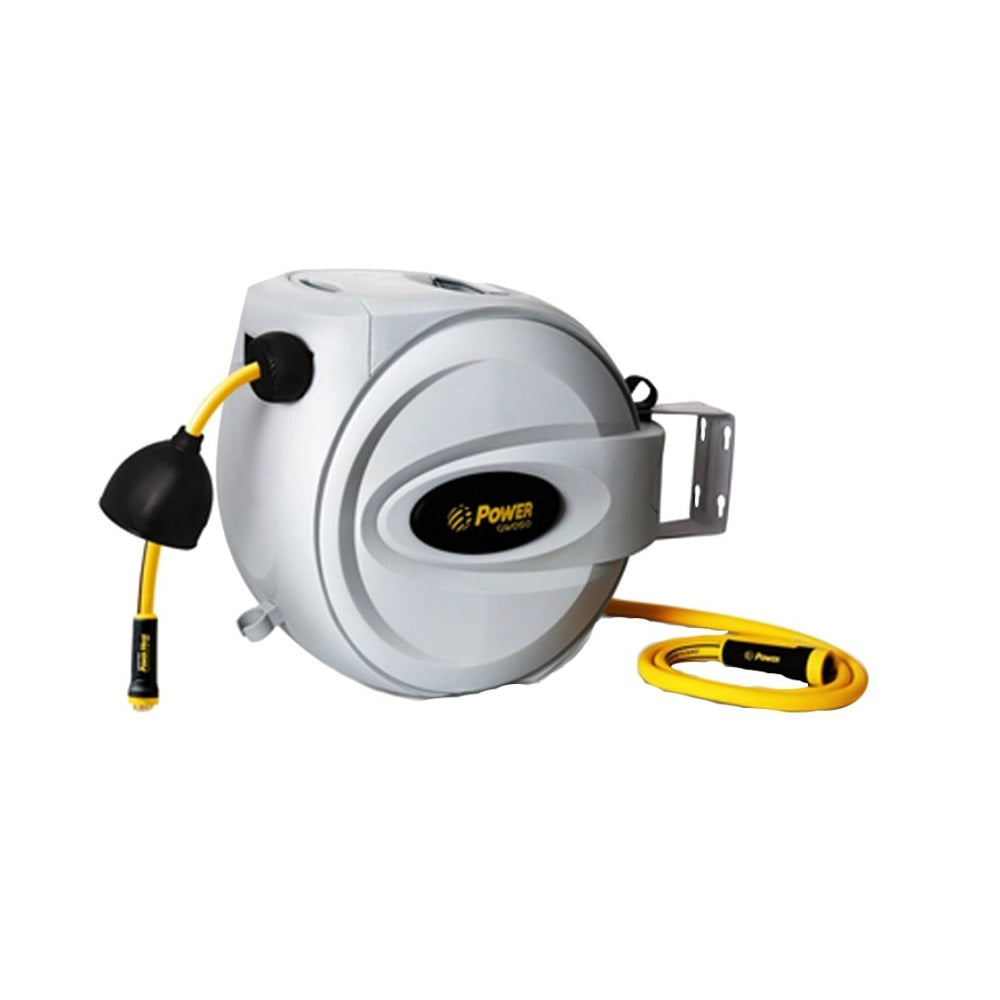 Power Jet BL-GW050 Retractable Power Hose Reel, 50 Feet