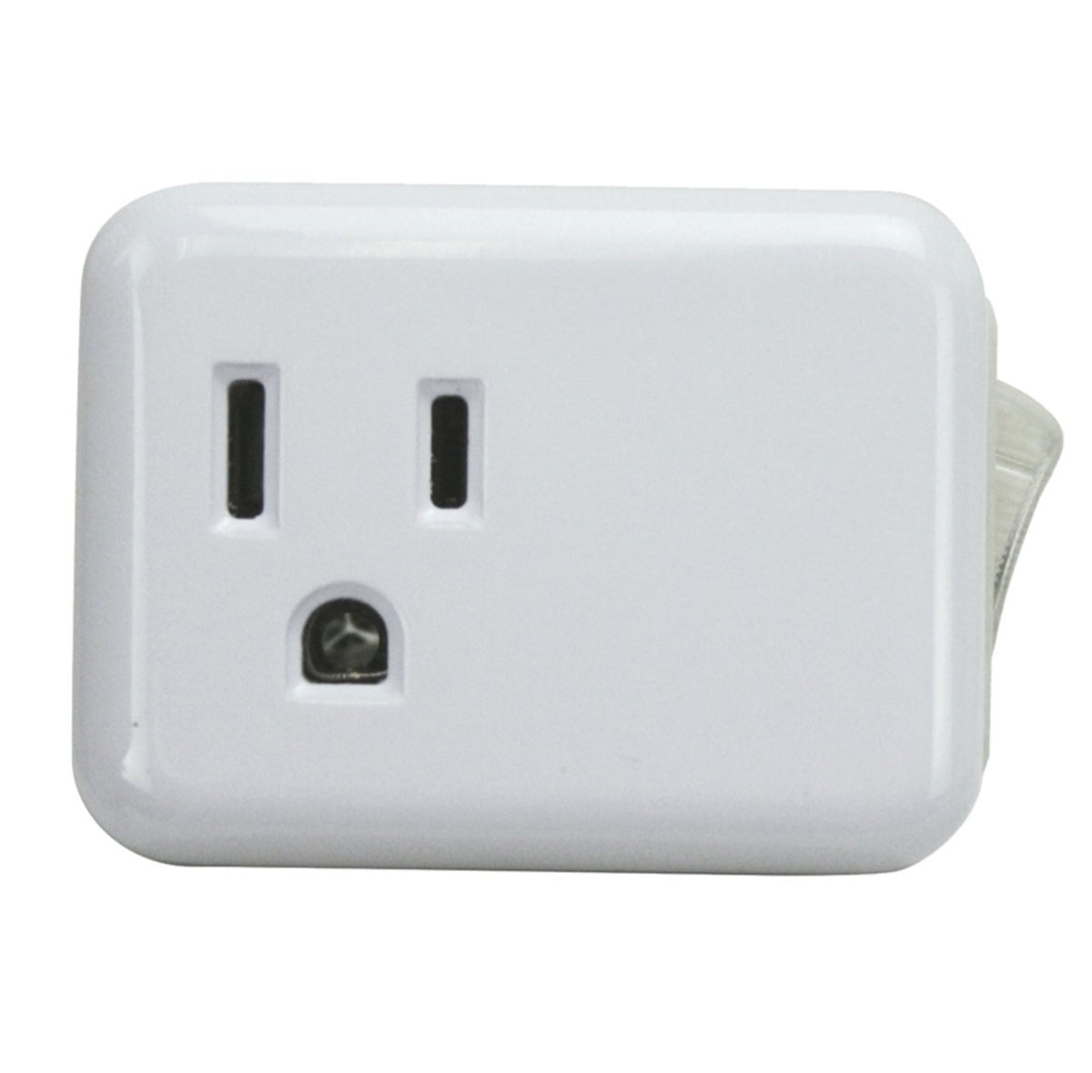 PowerZone ORES001 Outlet Tap Cube With On-Off Switch, 1 Outlet