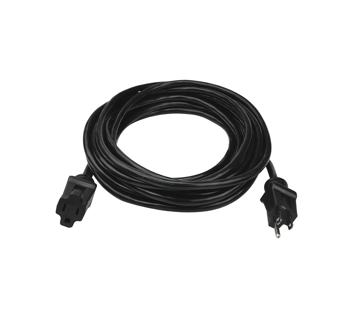 PowerZone OR502625 Extension Cord, Black, 25 Ft