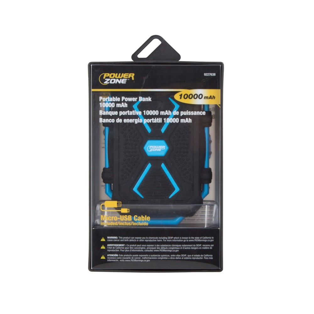 PowerZone S4 Power Bank, 10000 MAH Capacity