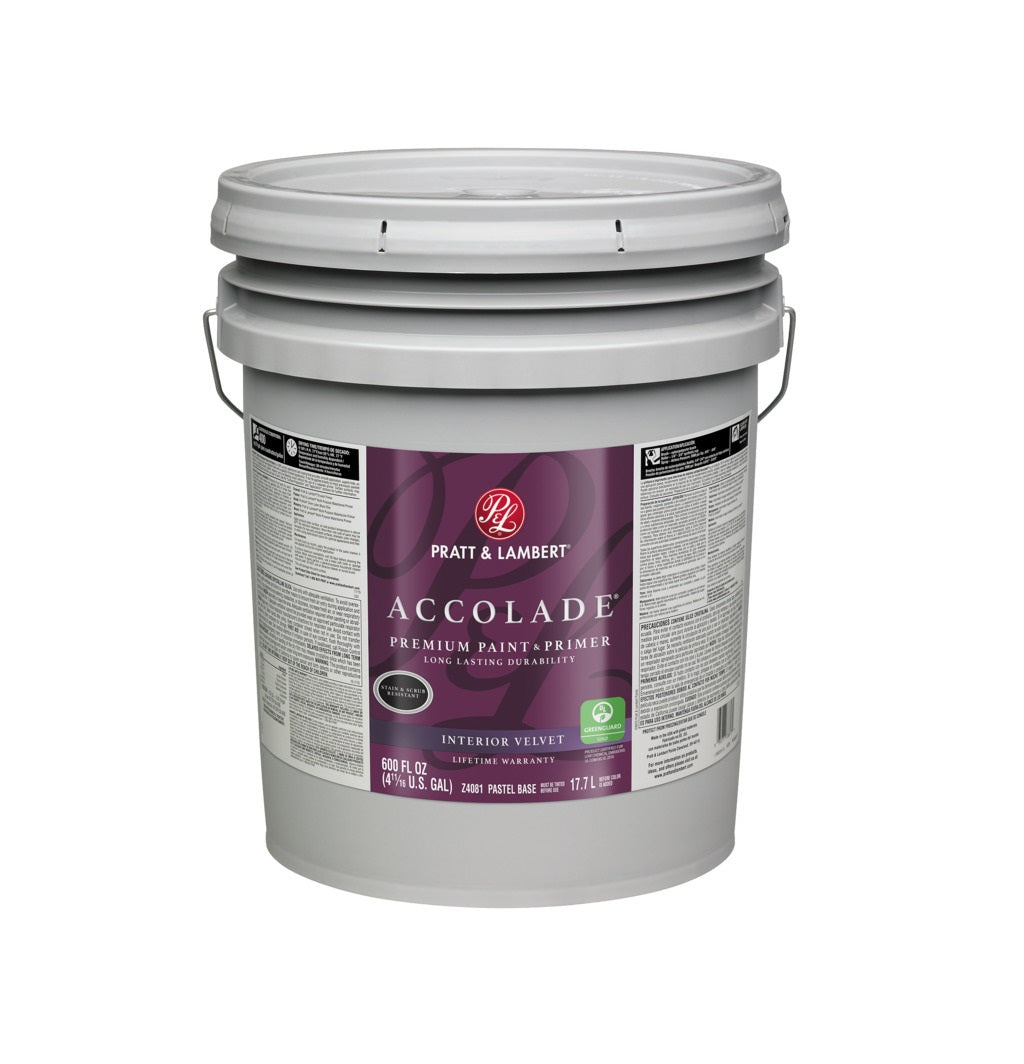 Pratt & Lambert 0000Z4081-20 Accolade Interior Premium Paint & Primer, 5 Gallon